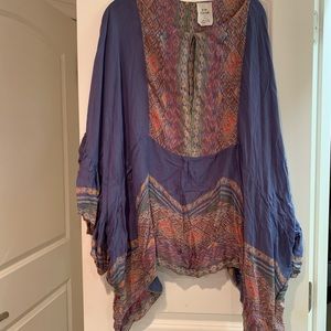 Free People top with drawstring waist